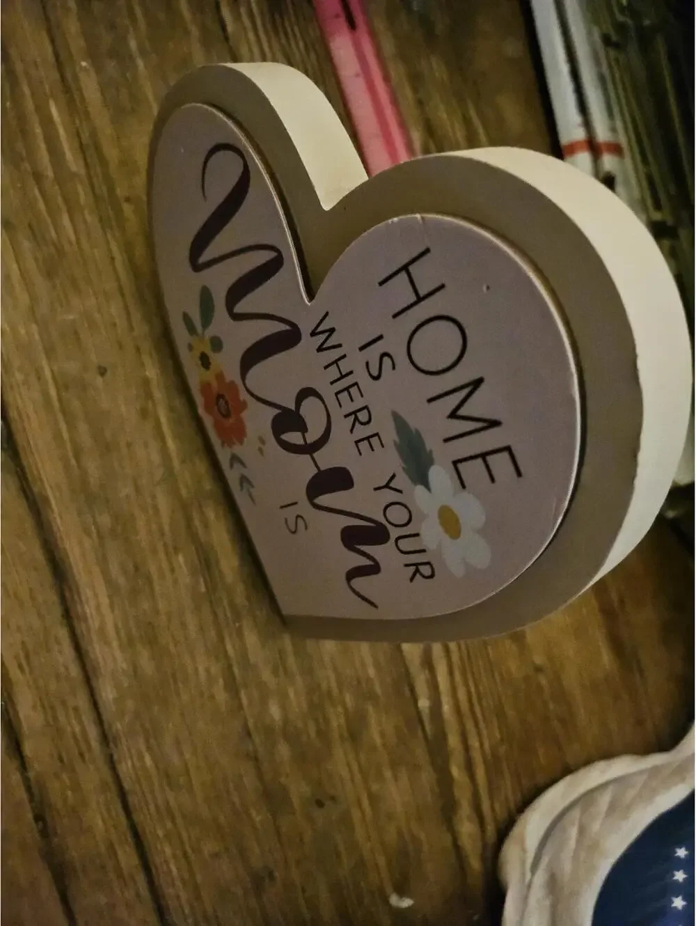 Mother's Day table top heart decor 
